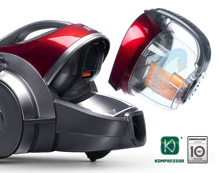 LG Пылесос с автоматической системой прессования пыли Kompressor | LG O ...