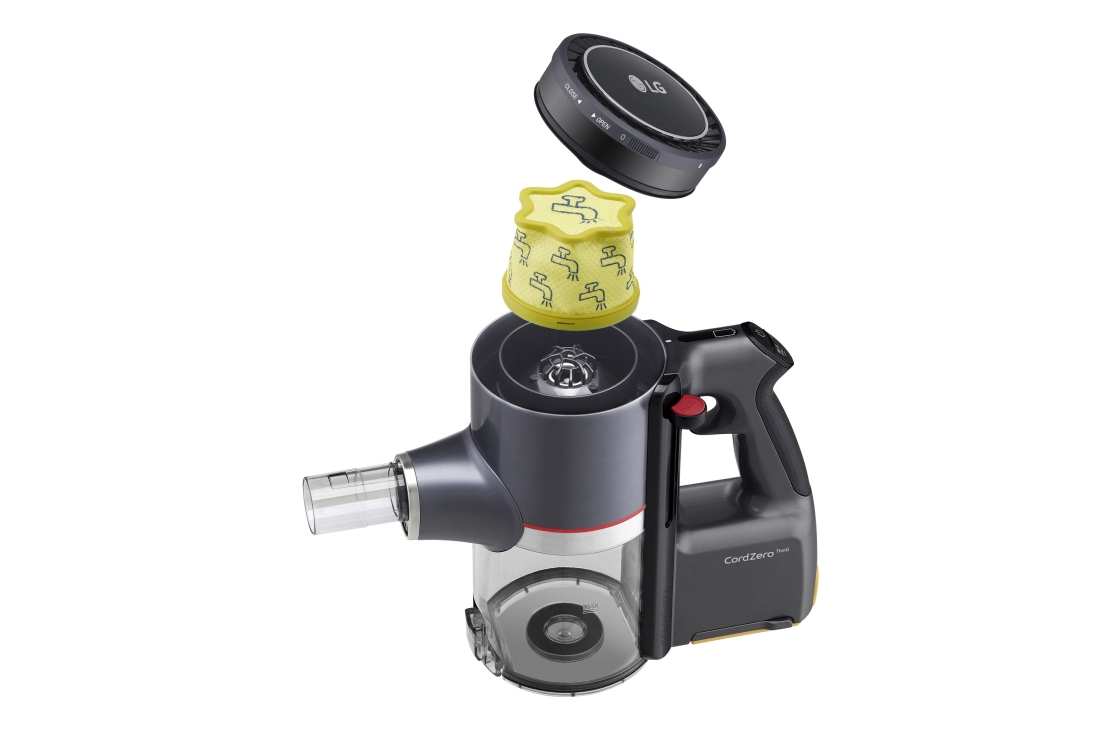 LG Беспроводной пылесос LG CordZero™ A9K-CORE Kompressor™, 200 Вт, left, A9K-CORE, thumbnail 7