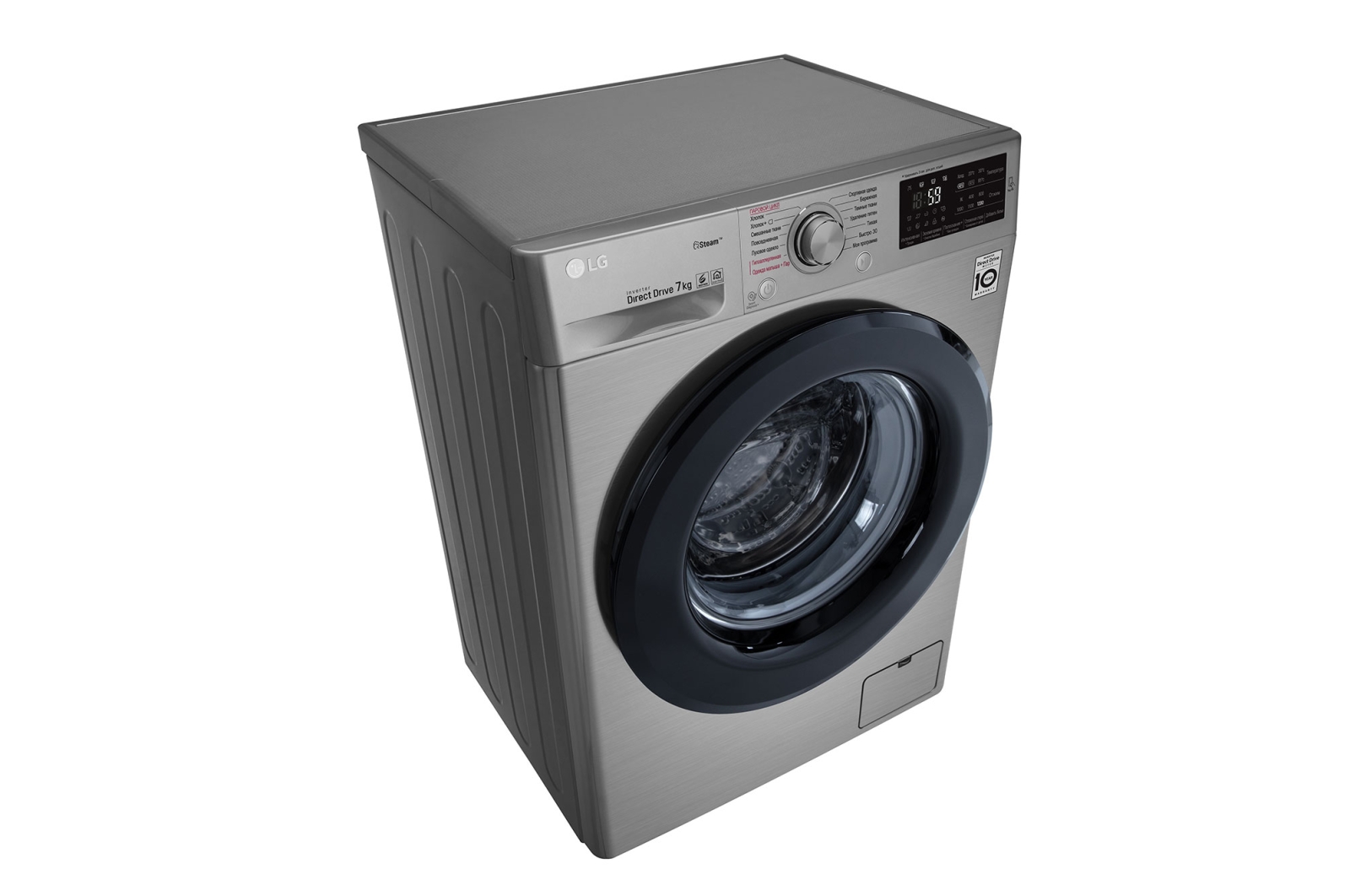 LG Стиральная машина LG с фронтальной загрузкой, 7 кг, Стирка с паром ...