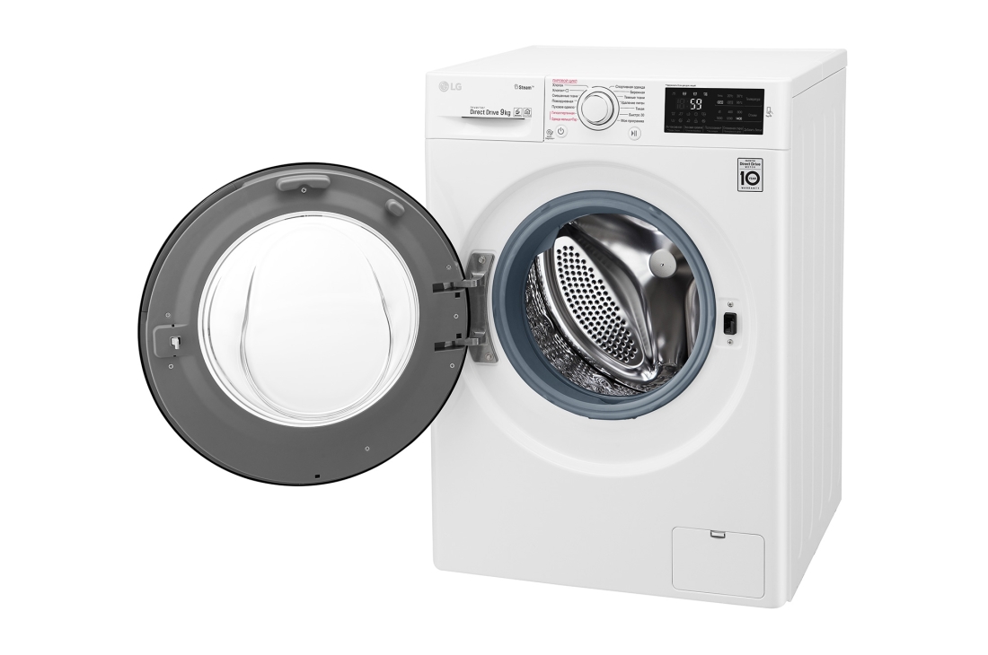 LG Стиральная машина LG с фронтальной загрузкой, 9 кг, Стирка с паром Steam, 6 движений заботы, F4M5VS6W, thumbnail 13