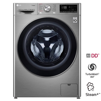 Стиральная машина с искусственным интеллектом LG AI DD, 10.5 кг, стирка с паром Steam, TurboWash59, ThinQ1