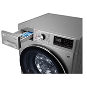 LG Стиральная машина с сушкой LG F4V5VG2S AI DD™ 9/6 кг, drwaer open side view, F4V5VG2S, thumbnail 5