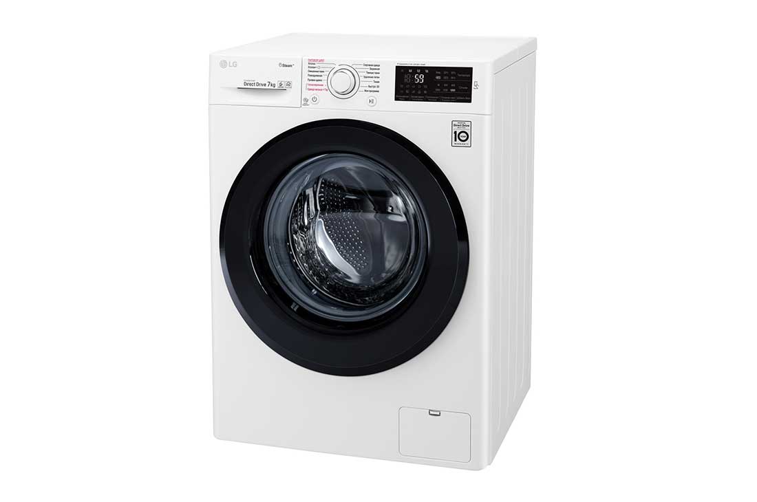 LG Стиральная машина LG с прямым приводом, 7 кг, 6 Motion, cтирка с паром Steam™ , F2V3HS6W, F2M5HS6W, thumbnail 12