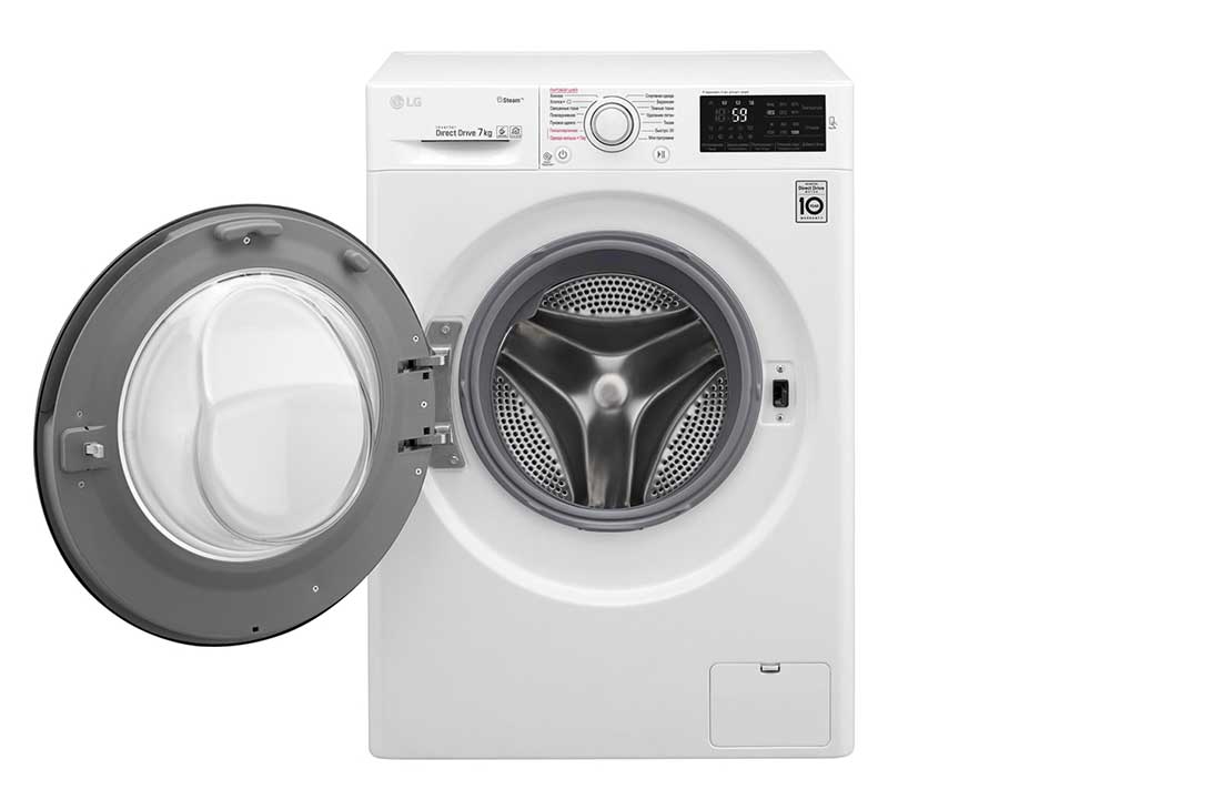 LG Стиральная машина LG с прямым приводом, 7 кг, 6 Motion, cтирка с паром Steam™ , F2V3HS6W, F2M5HS6W, thumbnail 2