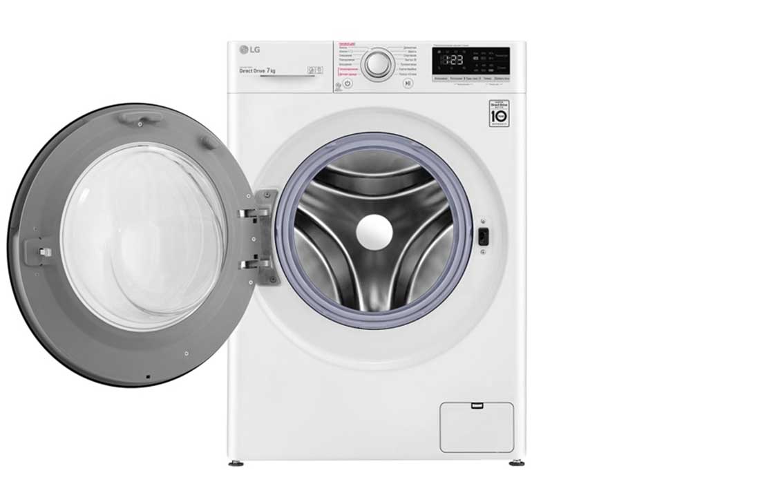 LG Узкая стиральная машина с технологией AI DD, 7кг, F2V3HS6W, F2V3HS6W, thumbnail 2