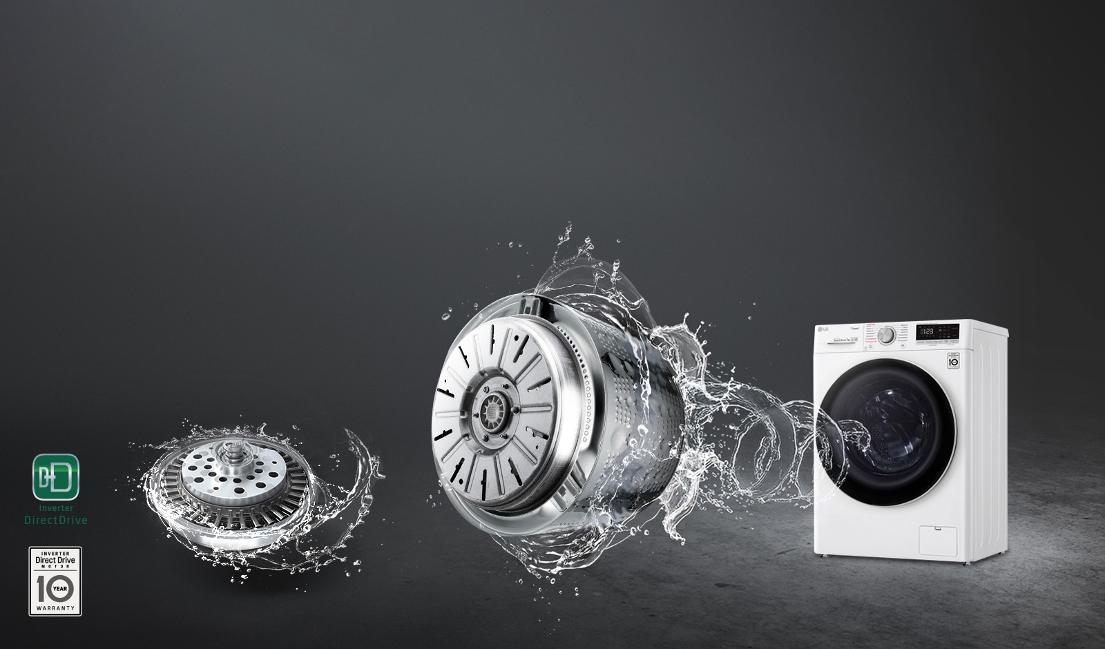 LG TW4V9RW9P : Стиральная машина AI DD с фронтальной загрузкой | LG O ...