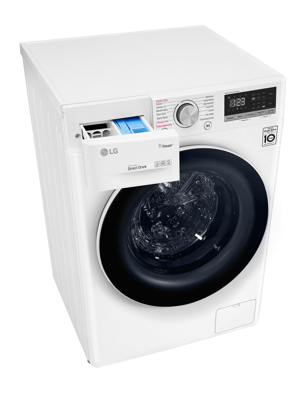 Стиральная машина LG 8 кг - AI DD™ | Steam™ | ThinQ™| LG Узбекистан