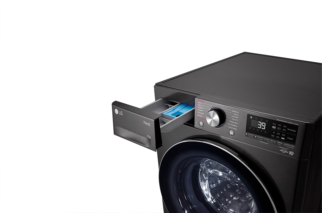 LG Стиральная машина LG 11 кг - AI DD™ | TurboWash™360˚ | Steam+™ | ThinQ™, TW4V9EW9P, thumbnail 6