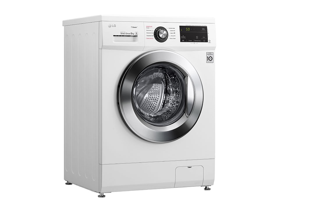 LG Стиральная машина LG F4J3TS2W, <br>функция пара Steam, 8кг, right view, F4J3TS2W, thumbnail 10