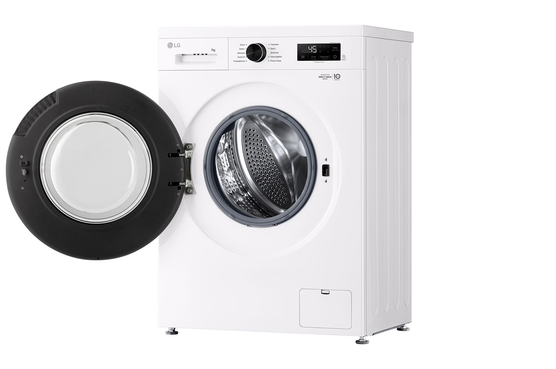 LG 7 кг, Узкая стиральная машина, Steam™, Элегантный дизайн | LG Узбекистан, RightSideOpen_slim, F2Y1HS5W, thumbnail 9