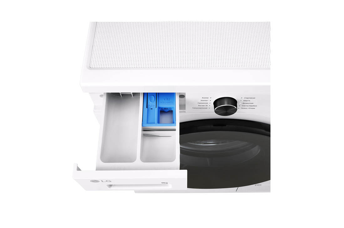 LG 9 кг, Стиральная машина, Steam™, Элегантный дизайн | LG Узбекистан, TopDrawerOpen_slim, F2Y1VS5W, thumbnail 7