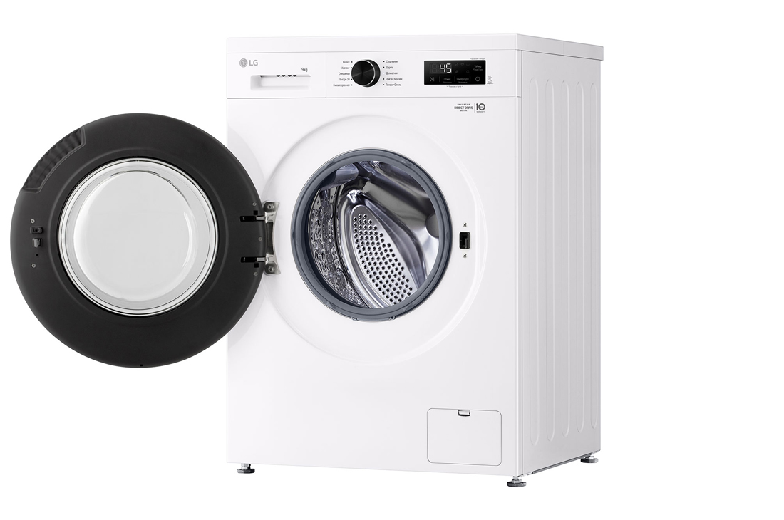 LG 9 кг, Стиральная машина, Steam™, Элегантный дизайн | LG Узбекистан, RightSideOpen_slim, F2Y1VS5W, thumbnail 9