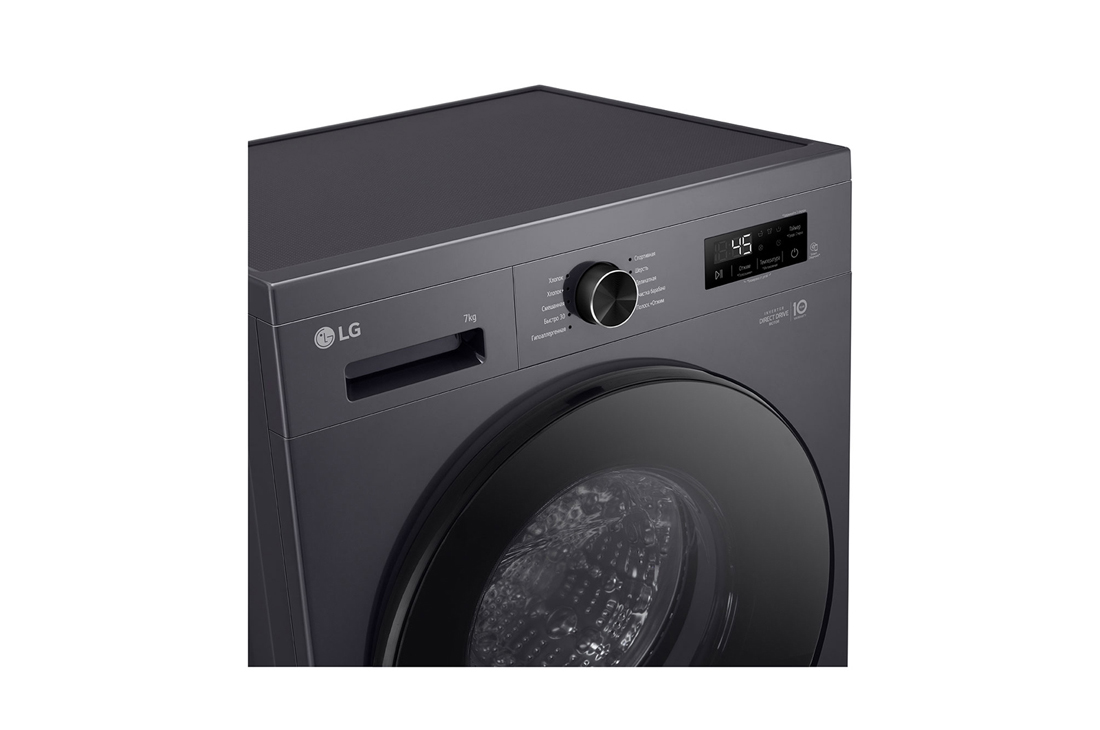 LG 7 кг, Узкая стиральная машина, Steam™, Элегантный дизайн | LG Узбекистан, TopLeftPanel_slim, F2Y1HS5J, thumbnail 3