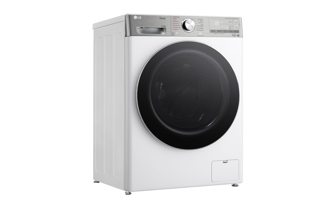 LG Стирально-сушильная машина LG F4V9LD2W с паром, 13/8 кг, Стирально-сушильная машина LG F4V9LD2W (вид слева), F4V9LD2W, thumbnail 10