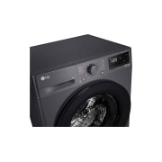 LG Стиральная машина узкая LG F2V3HS6J с паром, 7 кг, digital cluster close up, F2V3HS6J, thumbnail 3