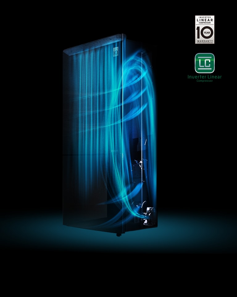 LG Smart Inverter™ Tủ lạnh ngăn đá trên với DoorCooling+™ (Bạc) : mua trực tuyến | LG LG Việt Nam