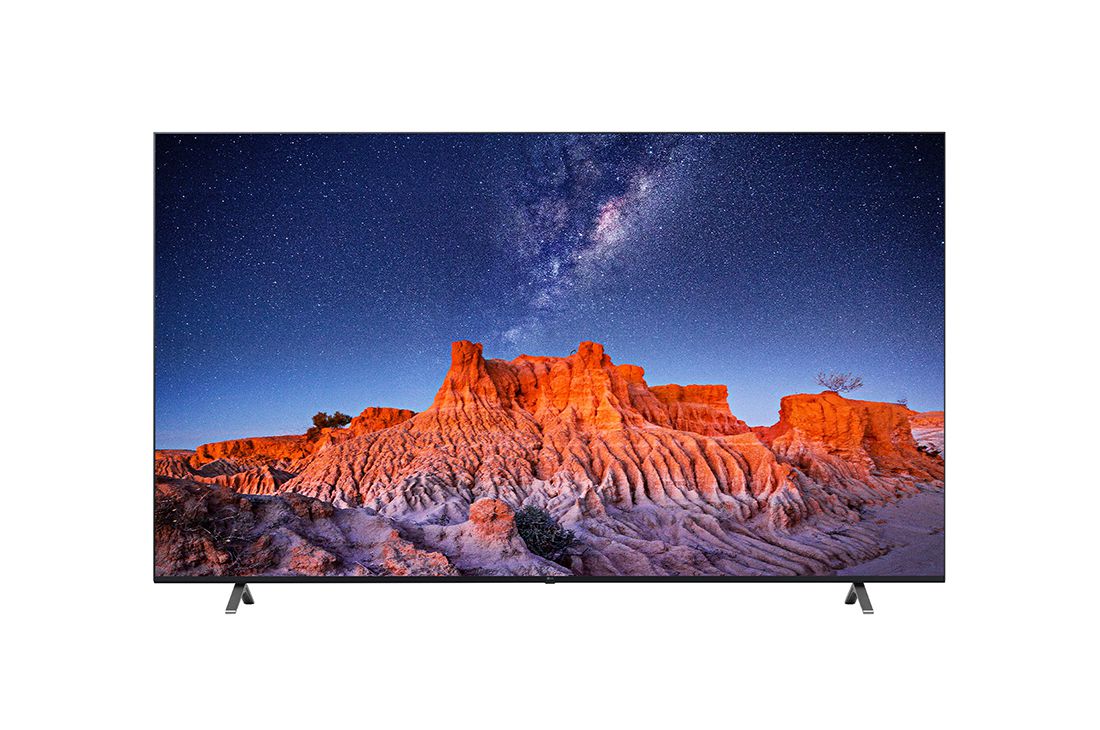 LG 4K UHD Smart TV, Front view with infill image, 50UQ801C0SB