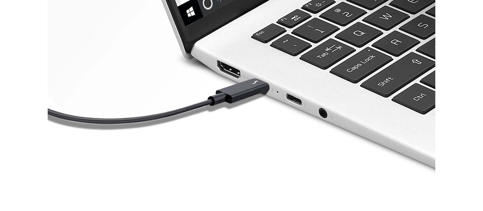 Thunderbolt™ 4 cho phép Sạc, Truyền và Hiển thị cùng một lúc