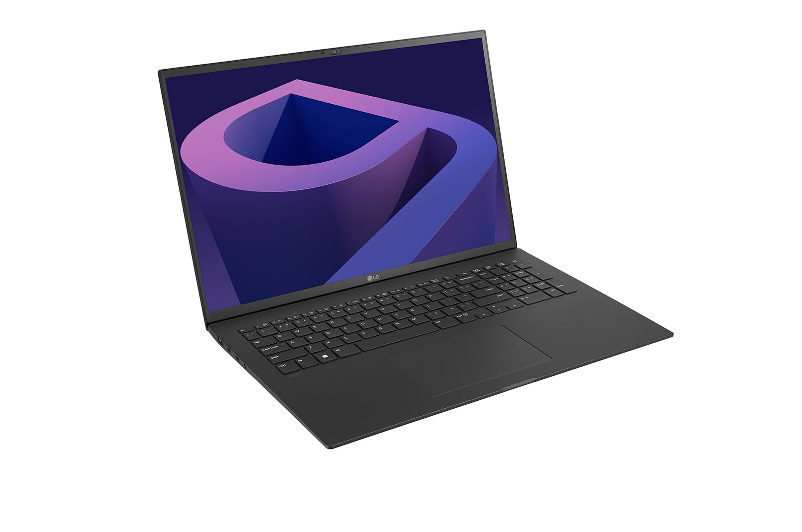 LG Laptop LG gram 17'',<br>Windows 11 Home, Intel® Core™ i7 Gen 12, 16Gb, 1TB, 17Z90Q-G.AH78A5 , Hình từ góc -30 độ và dựng màn, 17Z90Q-G.AH78A5