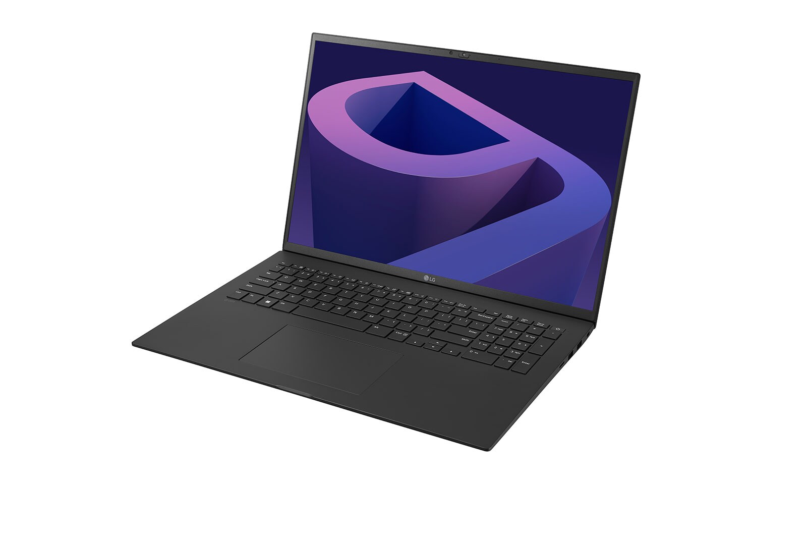 LG Laptop LG gram 17'',<br>Windows 11 Home, Intel® Core™ i7 Gen 12, 16Gb, 1TB, 17Z90Q-G.AH78A5 , Hình từ góc -30 độ và dựng màn, 17Z90Q-G.AH78A5