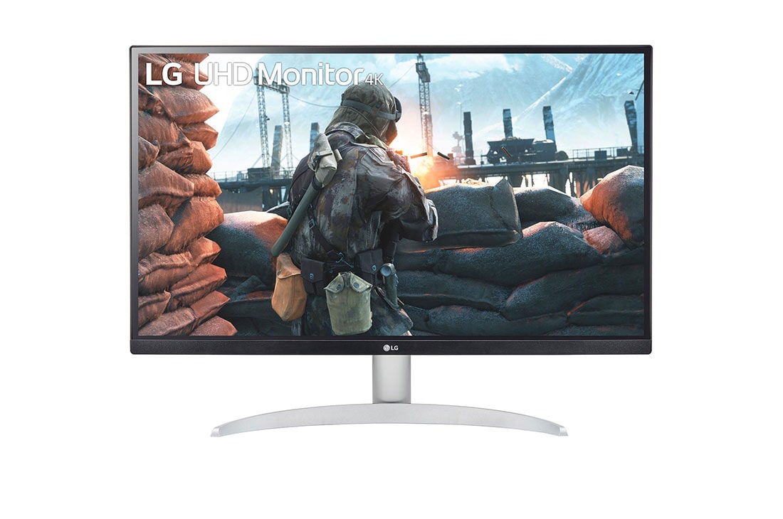 LG Màn hình máy tính LG UHD 4K 27'' IPS VESA DisplayHDR™ 400 27UP600-W, Hình ảnh phía trước, 27UP600-W