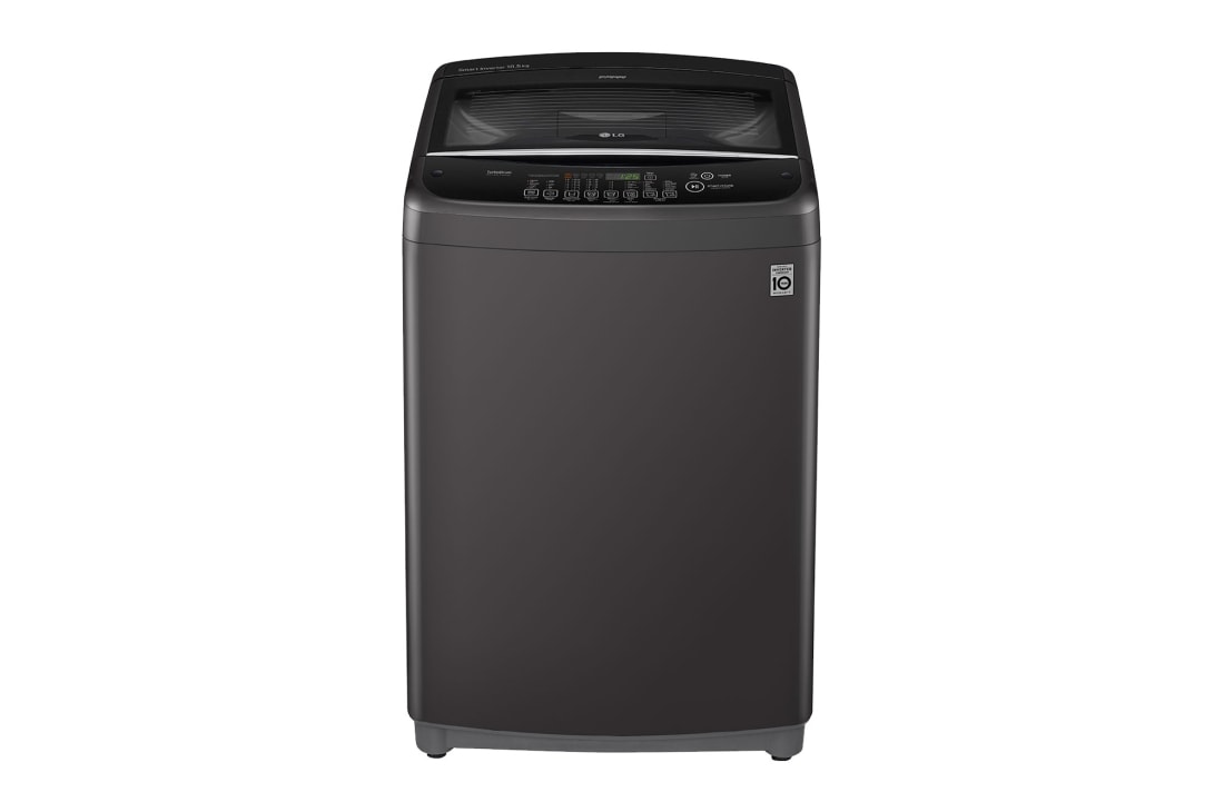 LG Máy giặt lồng đứng LG TurboDrum™ Inverter 10,5kg màu đen T2350VSAB, Front, T2350VSAB
