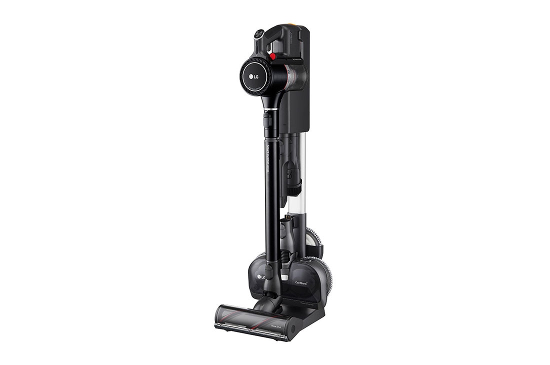 LG Máy hút bụi cầm tay A9K-ULTRA với công nghệ Power Drive Mop™ và Kompressor™, -15 degree side view, A9K-ULTRA