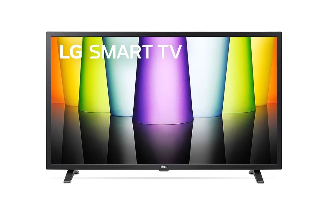 LG Tivi LG FHD LQ636B 32 inch Smart TV | 32LQ636B, Hình ảnh mặt trước của TV LG Full HD với hình ảnh bên trong và logo sản phẩm trên, 32LQ636BPSA