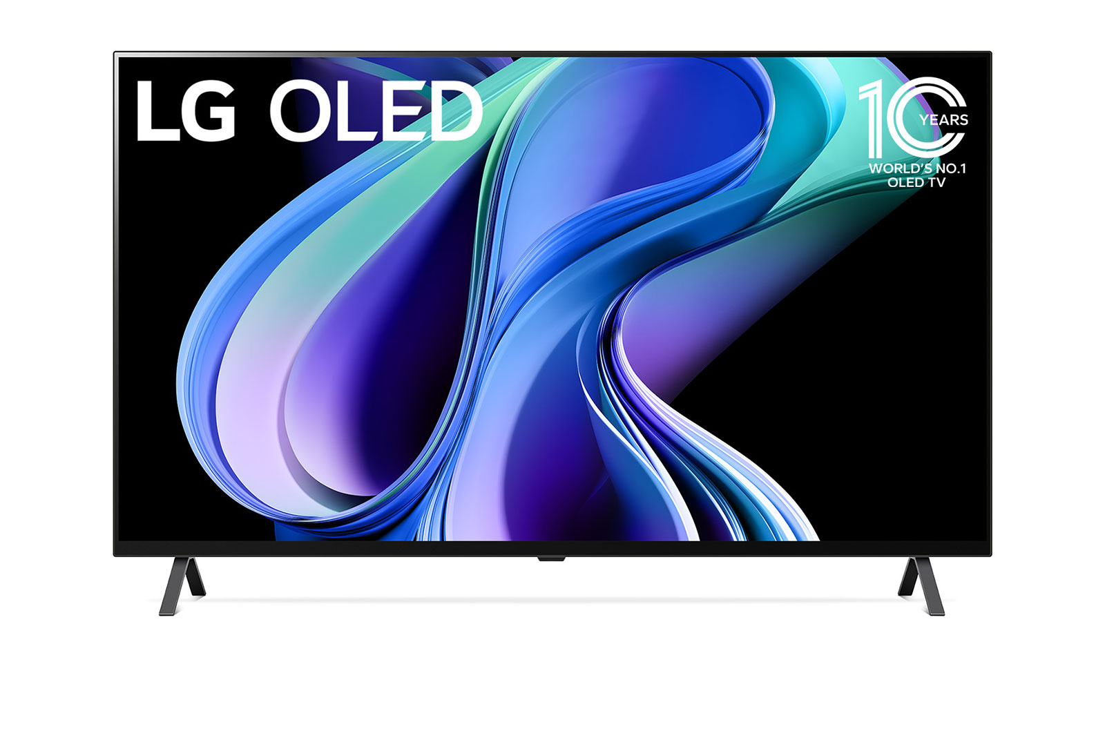 LG Tivi LG OLED A3 48 inch 20234K Smart TV Gaming TV | OLED48A3, Mặt trước với LG OLED và Biểu tượng OLED số 10 năm thế giới., OLED48A3PSA