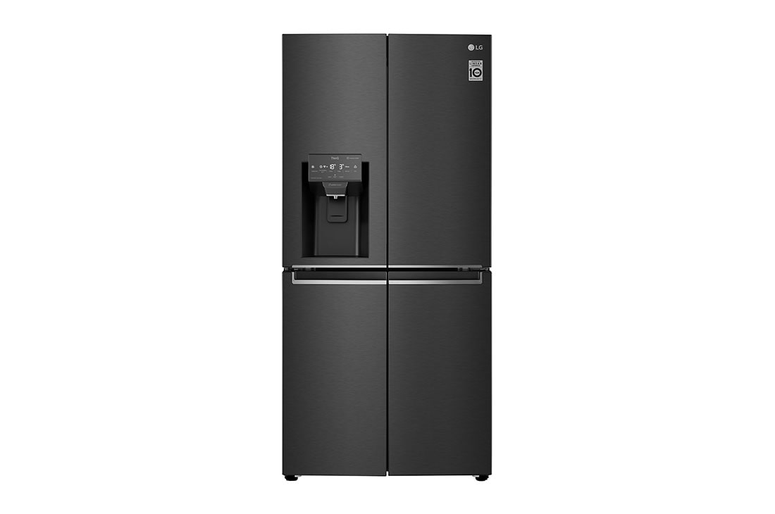 LG Tủ lạnh LG French Door Inverter LINEAR Cooling™ - ngăn lấy nước ngoài UVnano 494L màu đen lì GR-D22MB, GR-X22MB, GR-D22MB, thumbnail 0