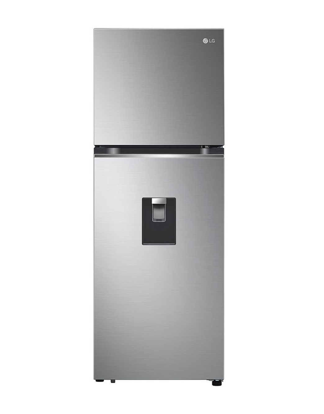LG Tủ lạnh LG ngăn đá trên Smart Inverter™ với công nghệ DoorCooling+™ 314L màu bạc GN-D312PS, hình phía trước, GN-D312PS