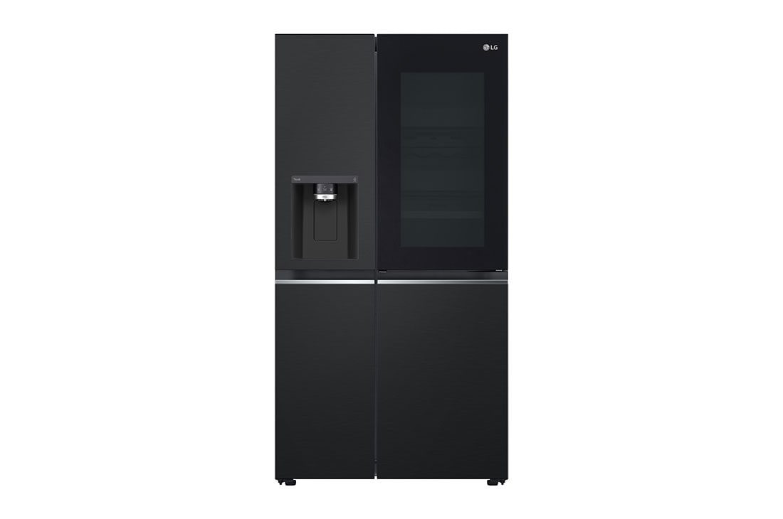 LG Tủ lạnh LG Instaview lấy nước ngoài UVnano 635L màu đen GR-X257BL, Khung cảnh phía trước, GR-X257BL