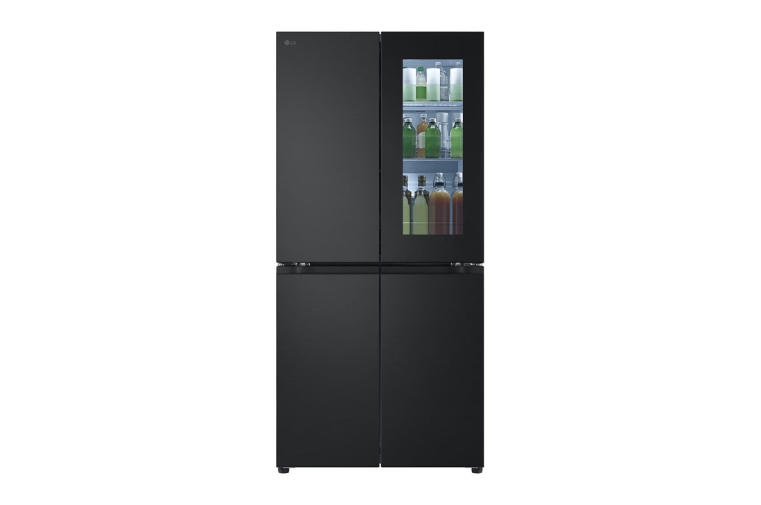 LG Tủ lạnh LG French Door InstaView™ 530L màu đen LFB53BLMI, LG InstaView kính đen, Tủ lạnh cửa kiểu Pháp, Đen mờ tinh khiết 1, LFB53BLMI
