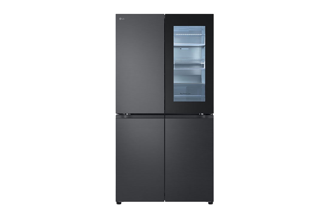 LG Tủ lạnh LG French door InstaView màu đen lì 633L LFB66BLMI, Hình ảnh mặt trước, LFB66BLMI