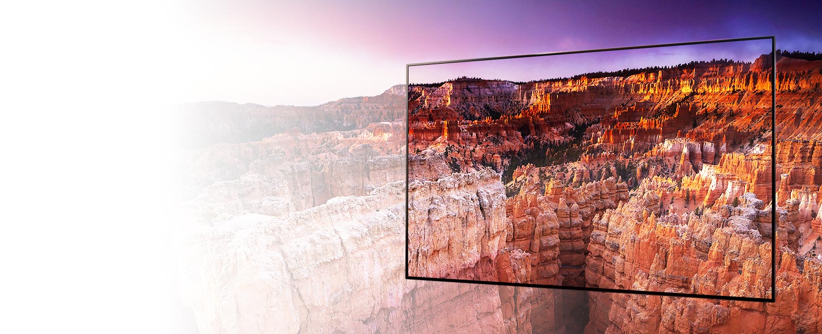 A frame capturing the scenery of Bryce Canyon National Park