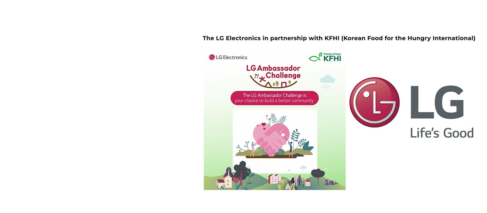 LG announces the winners of its global ambassador challenge, appointing three new brand ambassadors to empower local communities