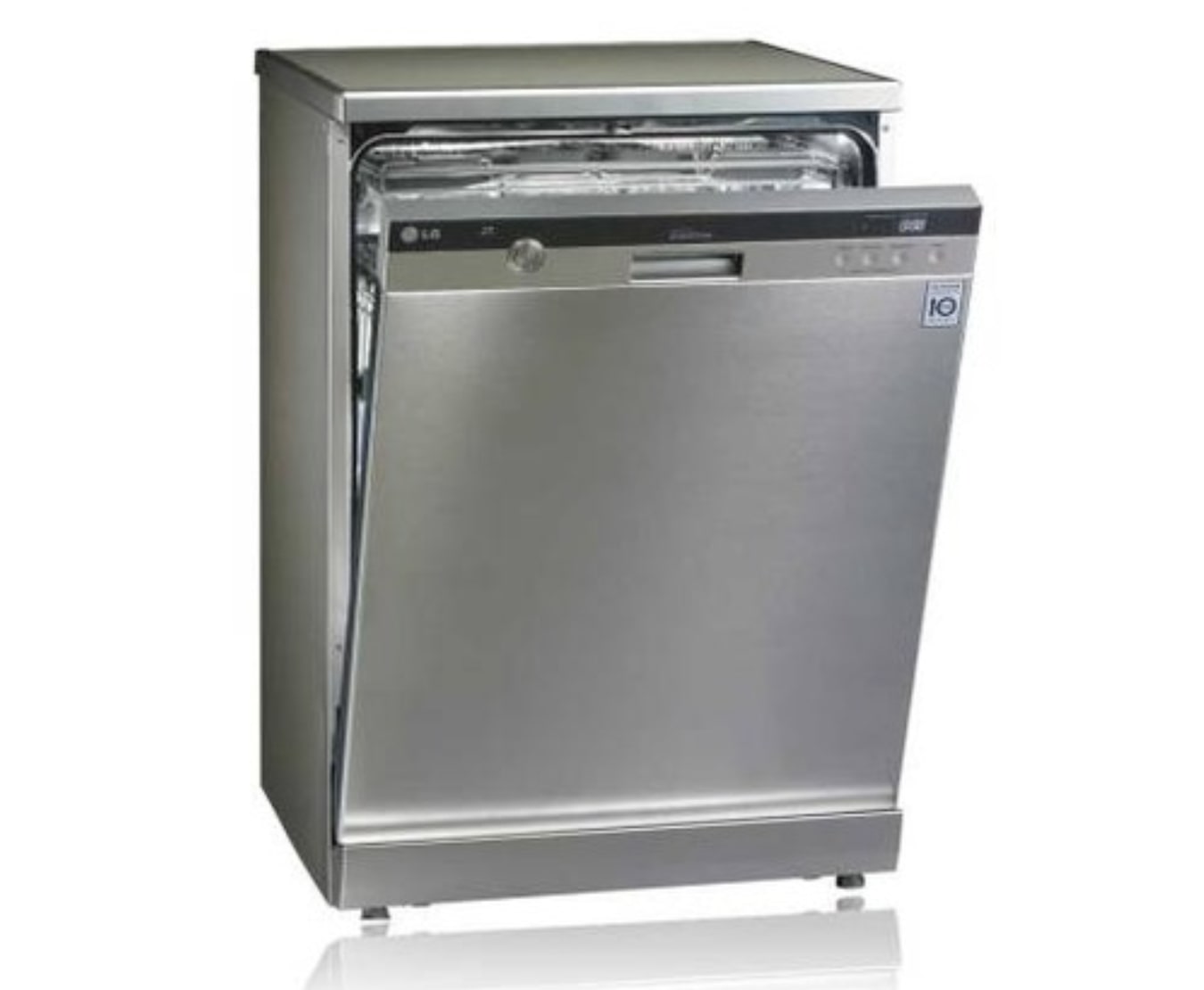 LG Inverter Direct Drive Dishwasher with SmartRack™ Technology (SILVER), D1453LF, thumbnail 2
