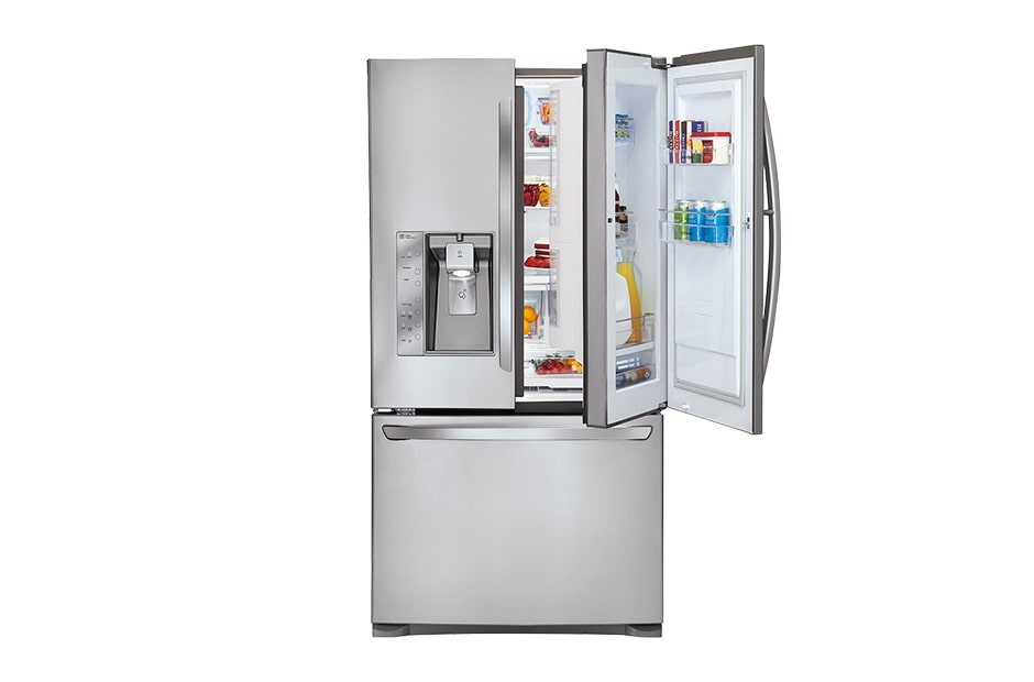 LG 694L Luxury Silver Side by Side Refrigerator, Door-in-Door™, GR-J268LSJV