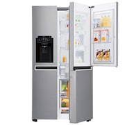 LG 668L Platinum Silver Side by Side Refrigerator, Door-in-Door™ (Non Plumbed), GC-J247SLLZ, thumbnail 2