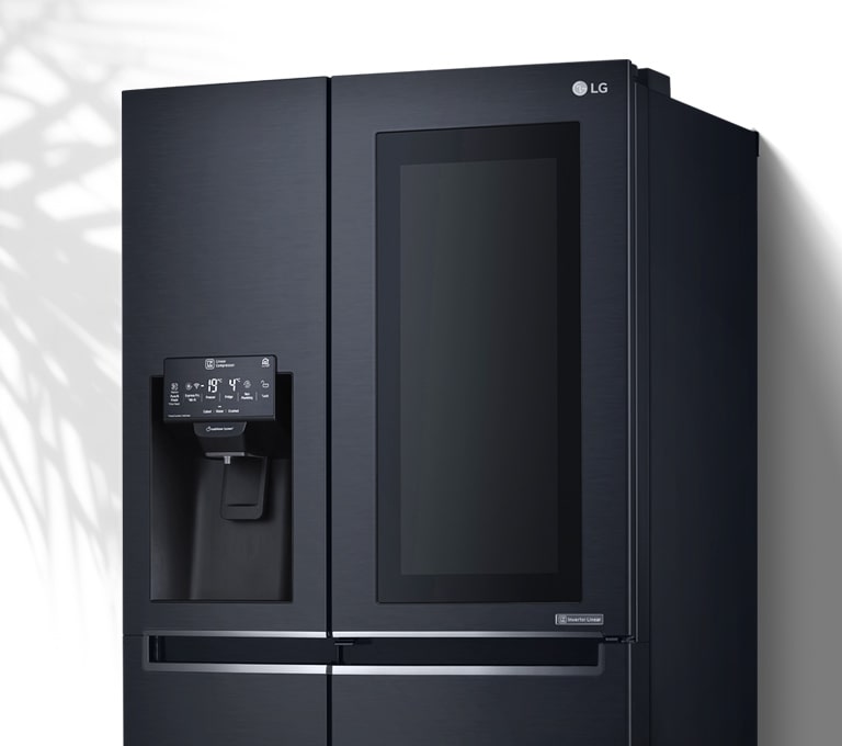 LG 665L Side by Side Fridge with InstaView DoorInDoor® in Matte Black Finish LG South Africa