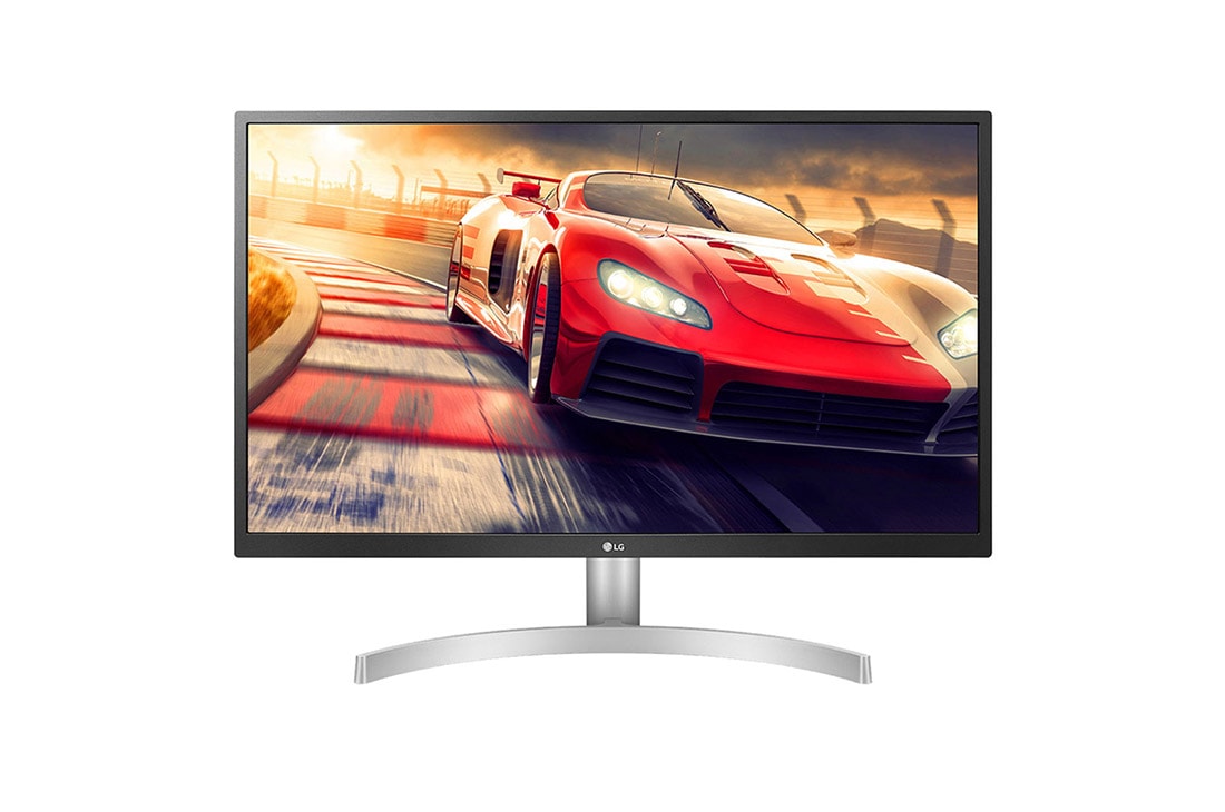 LG 27UL500-W, LG 27UL500-W Front View with infill, 27UL500-W