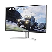 LG 31.5'' UHD 4K (3840x2160) HDR Monitor , -15 degree side view, 32UN550-W, thumbnail 2