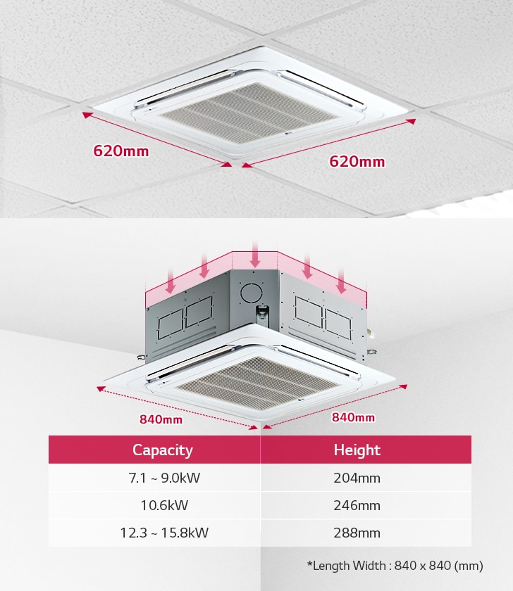 lammelse frø ingeniørarbejde Indoor Air Conditioners: Ceiling Mounted AC | HVAC | LG South Africa