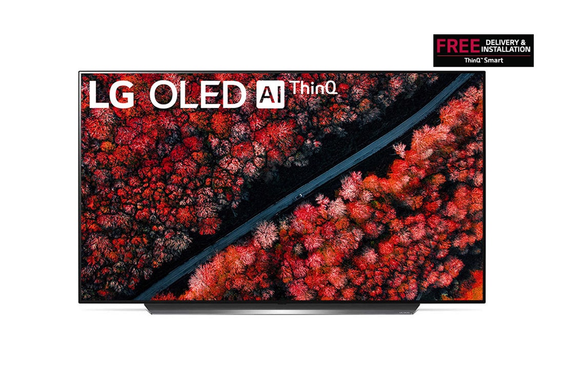 LG OLED TV 65 inch C9 Series Cinema Screen Design 4K Cinema HDR WebOS Smart TV w/ ThinQ AI Pixel Dimming, OLED65C9PVA