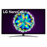 LG NanoCell TV 55 Inch NANO86 Series Cinema Screen Design 4K Cinema HDR WebOS Smart TV w/ ThinQ AI Local Dimming (2020), front view with infill image and logo, 55NANO86VNA, thumbnail 2