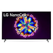 LG NanoCell TV 75 Inch NANO90 Series Cinema Screen Design 4K Cinema HDR WebOS Smart TV w/ AI ThinQ Full Array Dimming (2020), front view with infill image and logo, 75NANO90VNA, thumbnail 2
