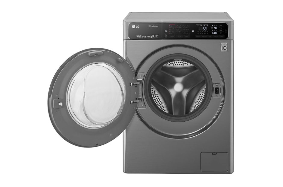 LG 8kg Stone Silver Washing Machine - FH4U1JBSK4, FH4U1JBSK4