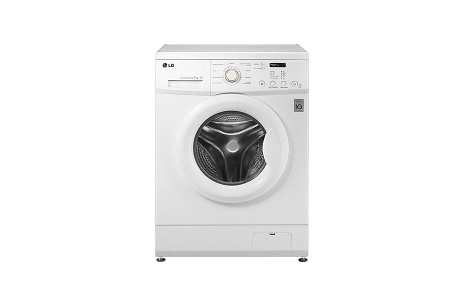 LG 7kg White Front Load Washing Machine , F10C3QDP2