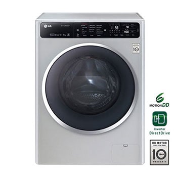 Washing Machines : 9kg Silver Front Load Washer Dryer Combo FH4U1FCHK4N1