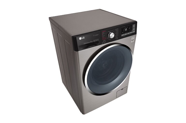 LG 10kg Wash/7kg Dry Luxury Silver Washer Dryer Combo , FH4U2JHP2T, thumbnail 2